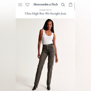 A&F 90’s Straight Denim